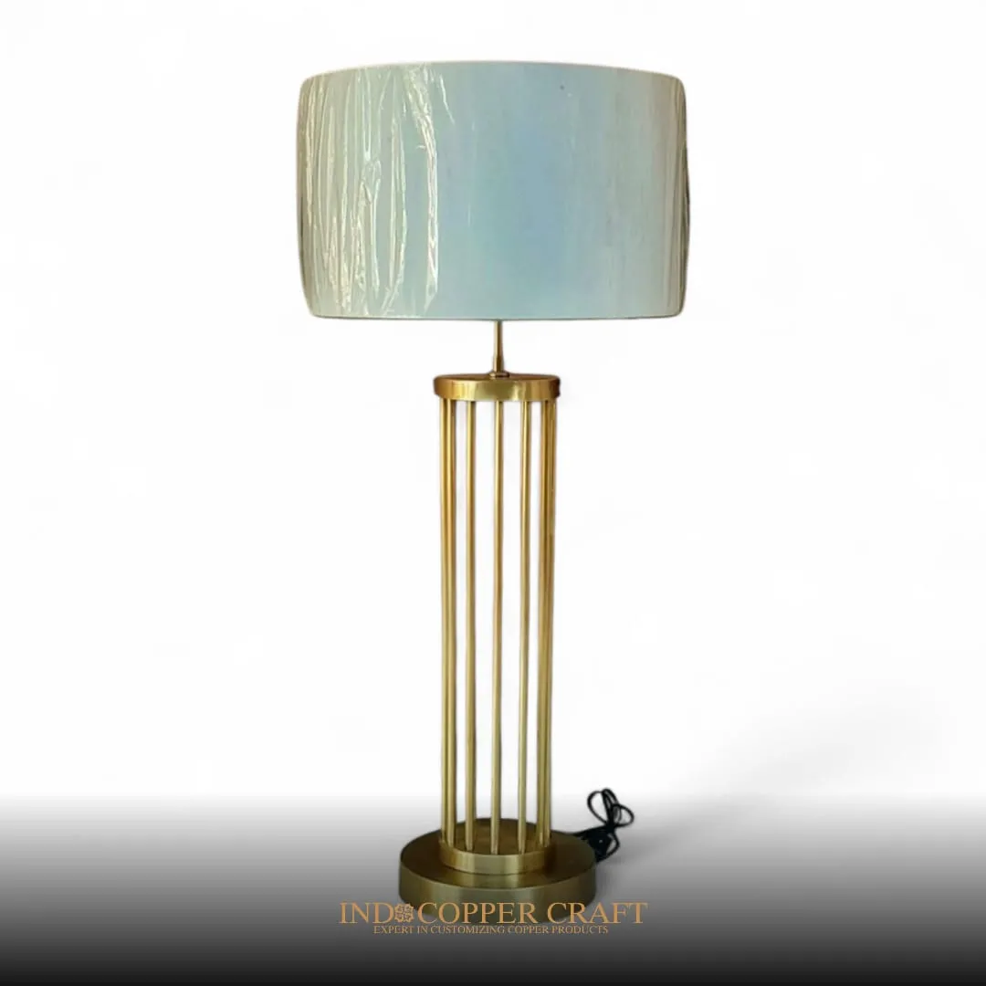 Brass Stick Table Lamp