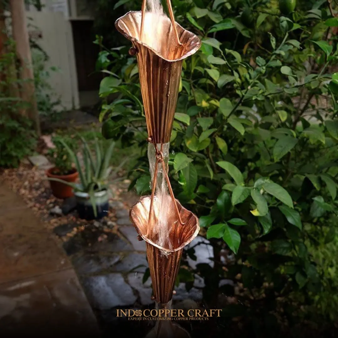 Handcrafted Copper Rain Chains