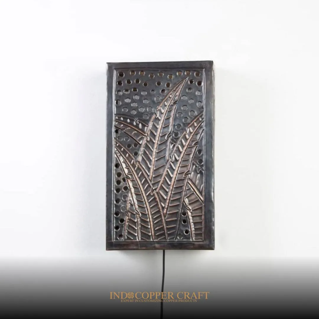 Sansevieria Copper Wall Lamp