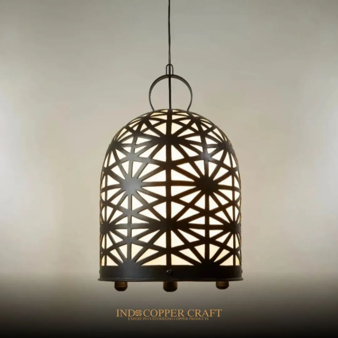 Carved Cage Lamp
