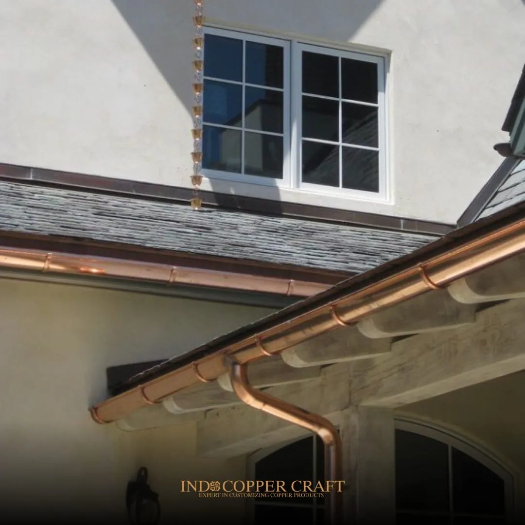 Copper Gutters Custom