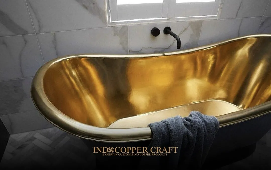 Hand Hammered Brass Soap Tubs