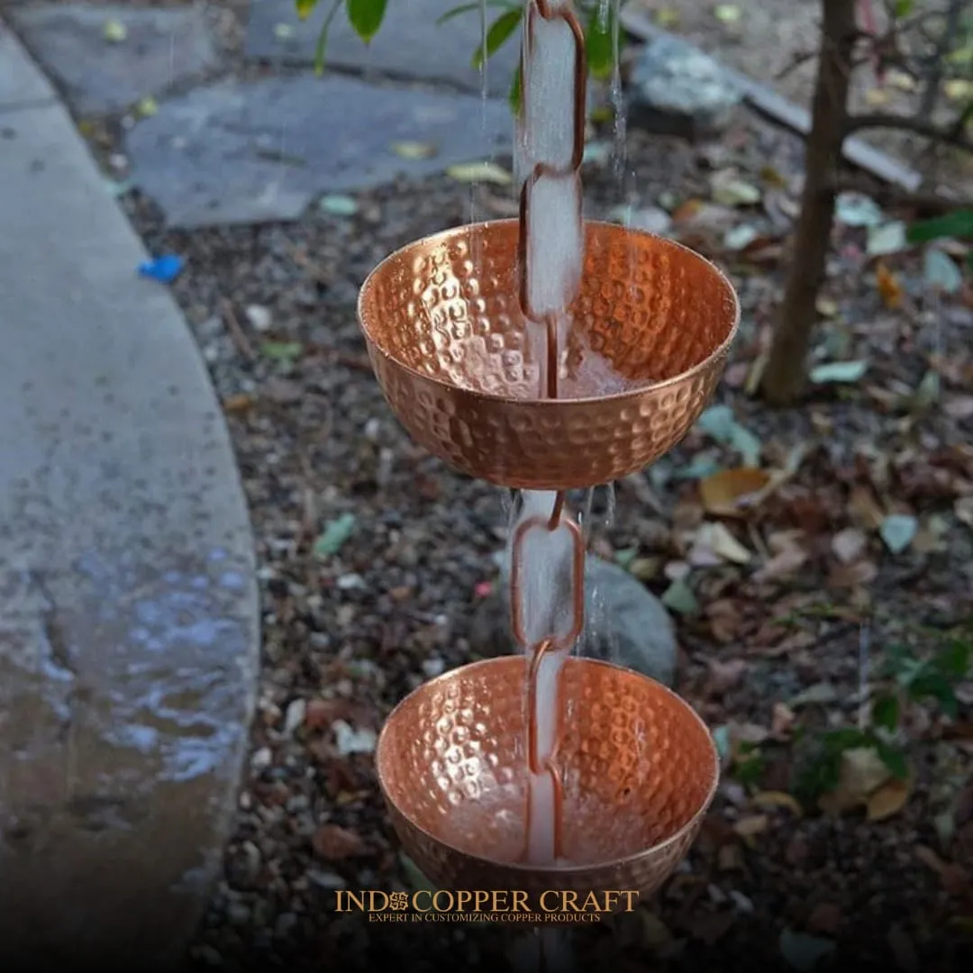 Handcrafted Copper Rain Chains