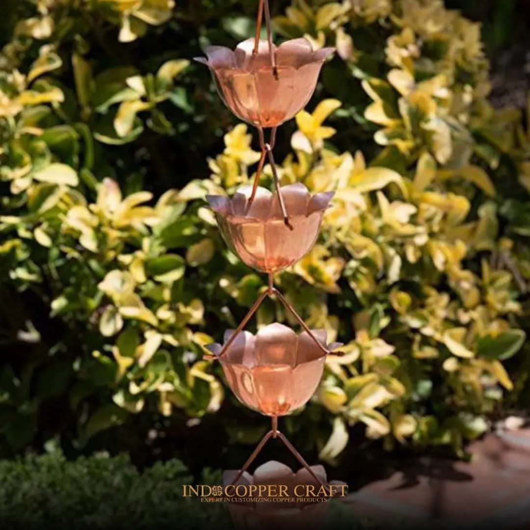 Handcrafted Copper Rain Chains