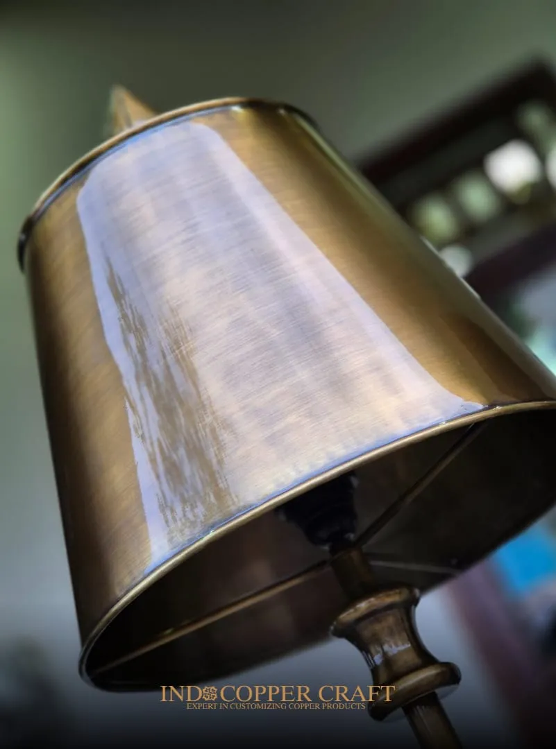 Helmar Brass Standing Lamp